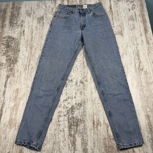 Vintage Levis‎ 550 Relaxed Fit Tapered Leg Light Wash Denim Mom Jeans Size 5 MED